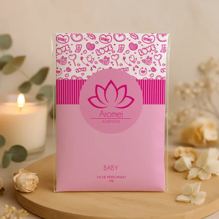 Sachê Perfumado Baby Rosa