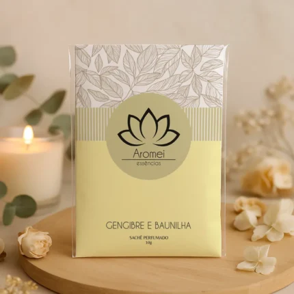 Sachê Perfumado Gengibre e Baunilha