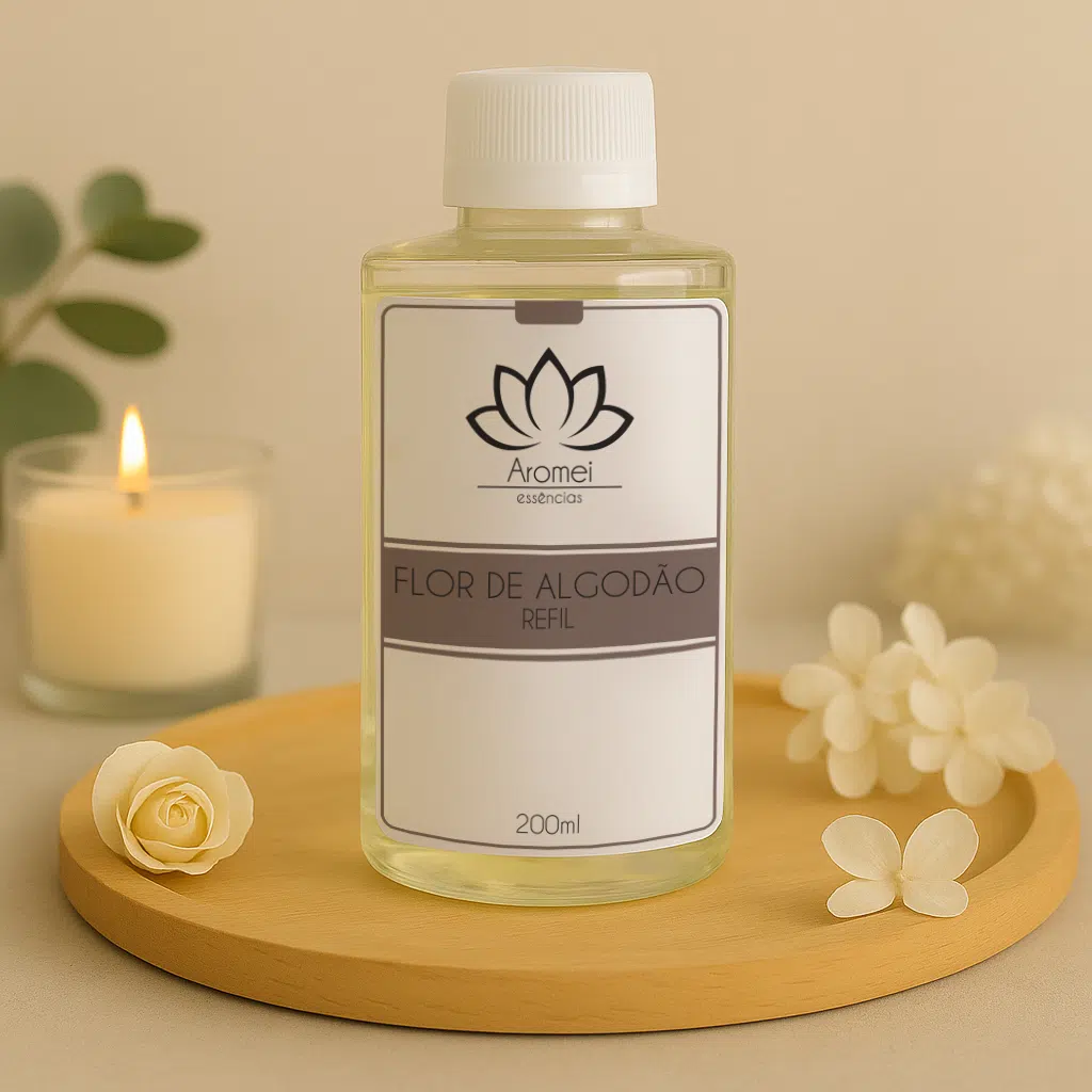 Refil Difusor e Home Spray Flor de Algodão Refil Difusor e Home Spray Flor de Algodão