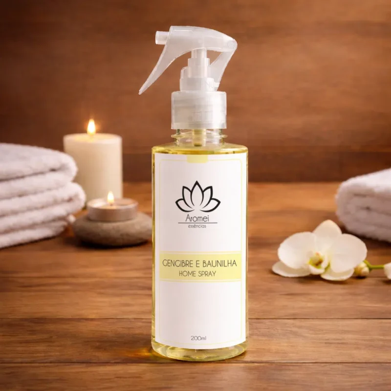 Home Spray Gengibre e Baunilha