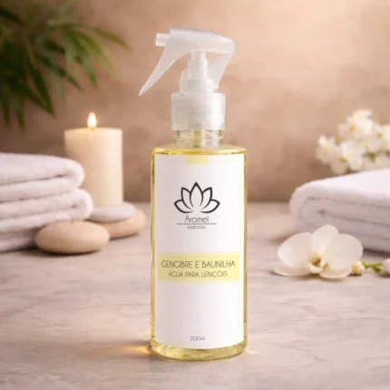 Água para lençóis Gengibre e Baunilha